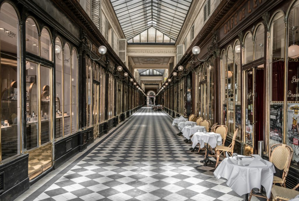 Un pasaje cubierto de París